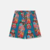 Shorts mit Skateboard-Print