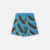 Shorts mit Skateboard-Print