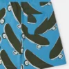 Shorts mit Skateboard-Print
