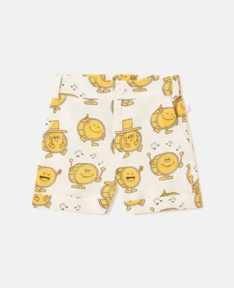 Shorts mit Trommelprint