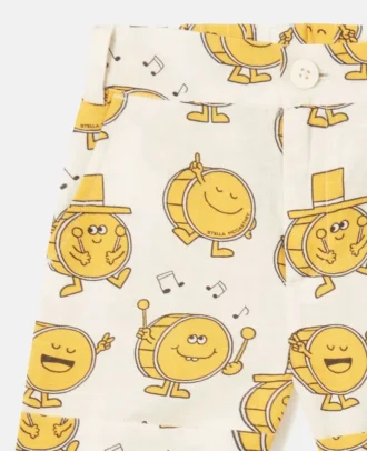 Shorts mit Trommelprint
