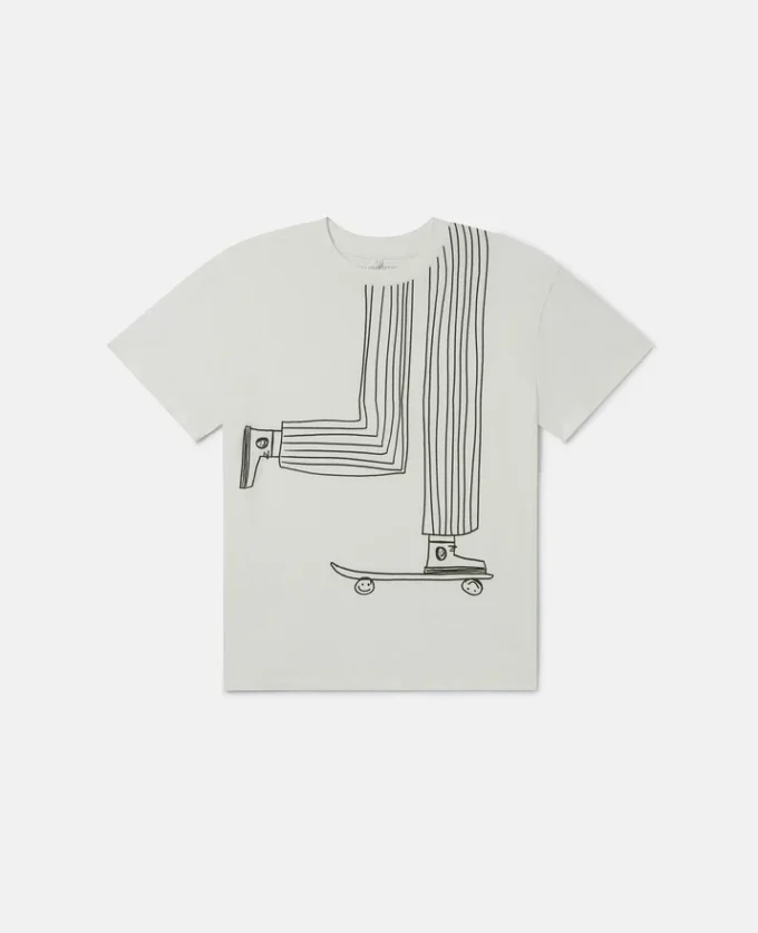 Skateboard-Grafik-T-Shirt