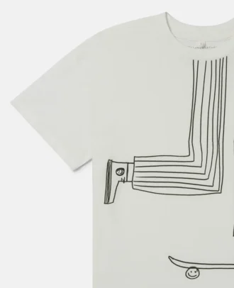 Skateboard-Grafik-T-Shirt