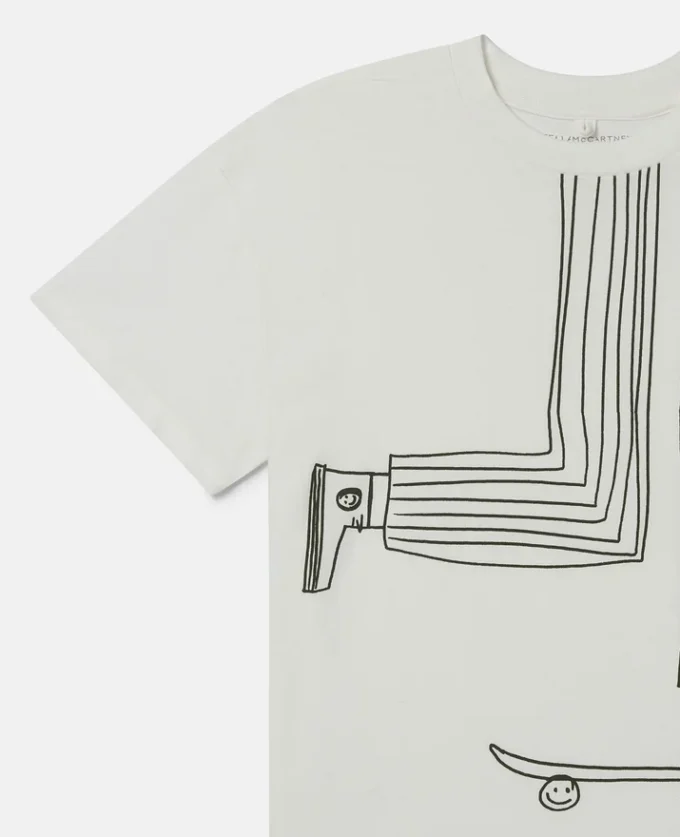 Skateboard-Grafik-T-Shirt