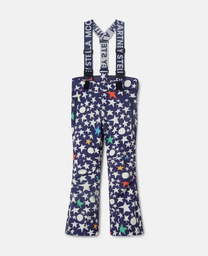 Ski-Latzhose mit Sternenmuster