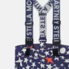 Ski-Latzhose mit Sternenmuster