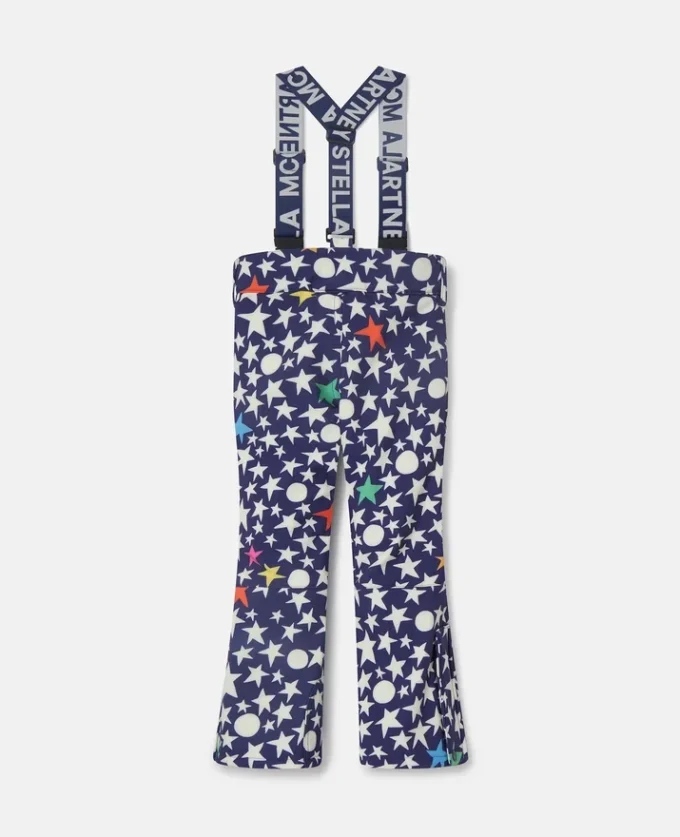 Ski-Latzhose mit Sternenmuster