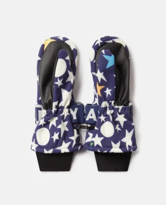 Skihandschuhe mit Sternenprint