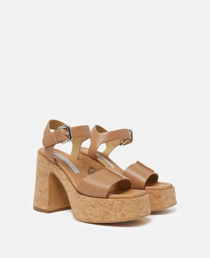 Skyla Plateau-Sandalen mit Schnallen