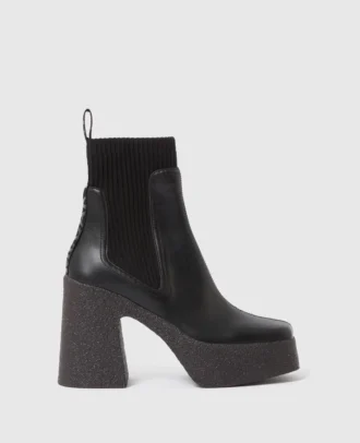 Skyla Sock Boots mit Absatz