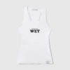 Slippery When Wet Racerback-Tanktop