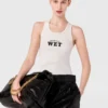 Slippery When Wet Racerback-Tanktop