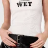 Slippery When Wet Racerback-Tanktop