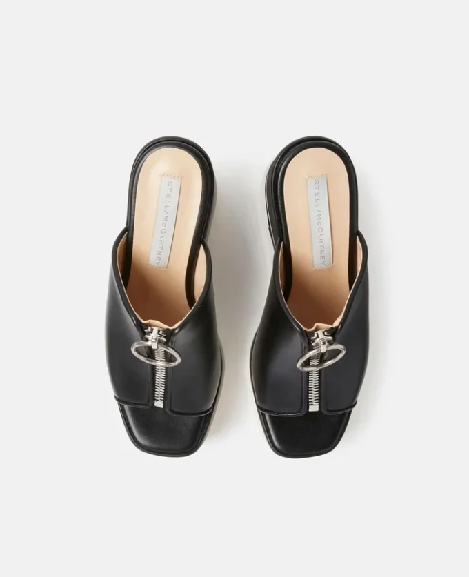 Sneak-Elyse Zip Slide Keilabsatz-Sandalen