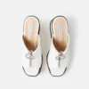Sneak-Elyse Zip Slide Keilabsatz-Sandalen