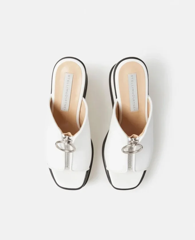 Sneak-Elyse Zip Slide Keilabsatz-Sandalen