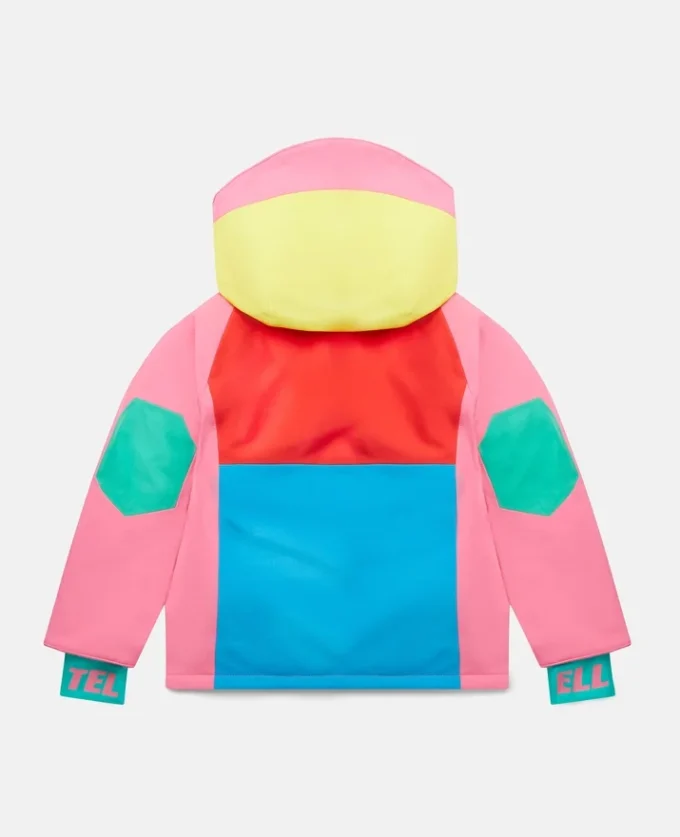 Snow Jacket mit Farbblock-Design