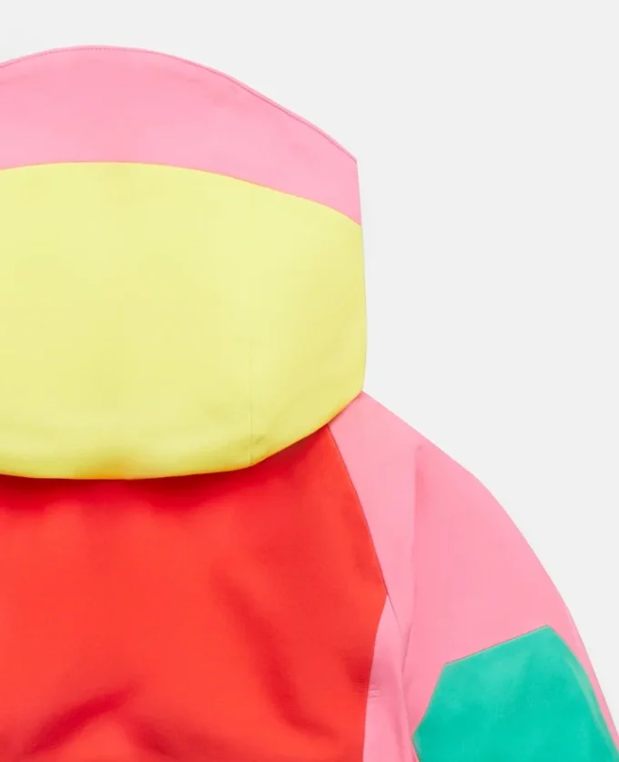 Snow Jacket mit Farbblock-Design