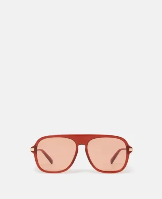 Sonnenbrille mit geradem Rand