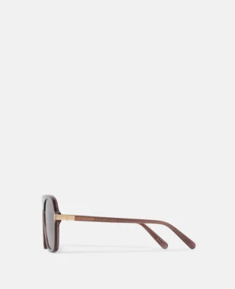 Sonnenbrille mit geradem Rand