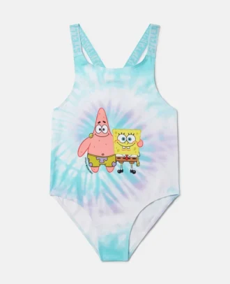 SpongeBob-Badeanzug mit Tie-Dye-Print