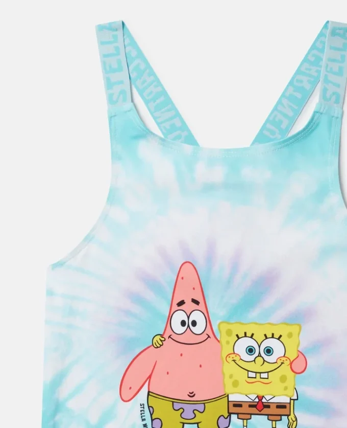 SpongeBob-Badeanzug mit Tie-Dye-Print