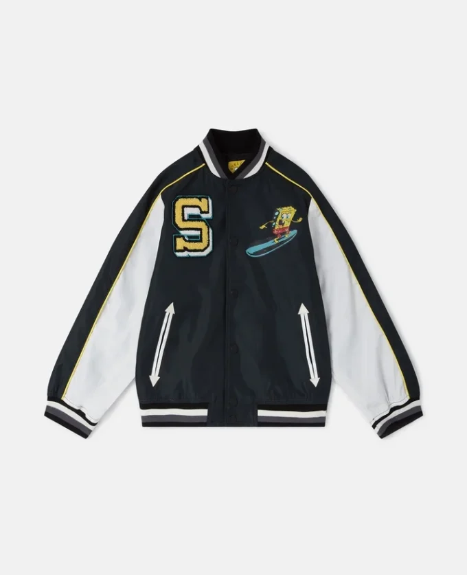 SpongeBob-Bomberjacke mit Grafikprint