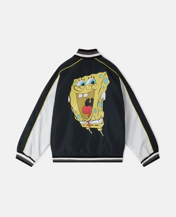 SpongeBob-Bomberjacke mit Grafikprint