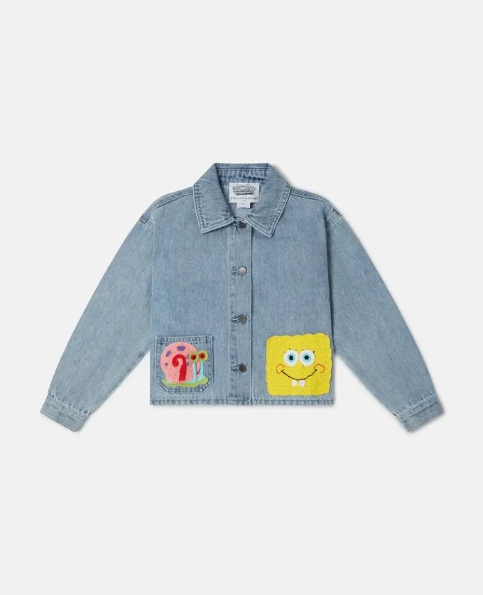 SpongeBob-Grafik-Jeansjacke