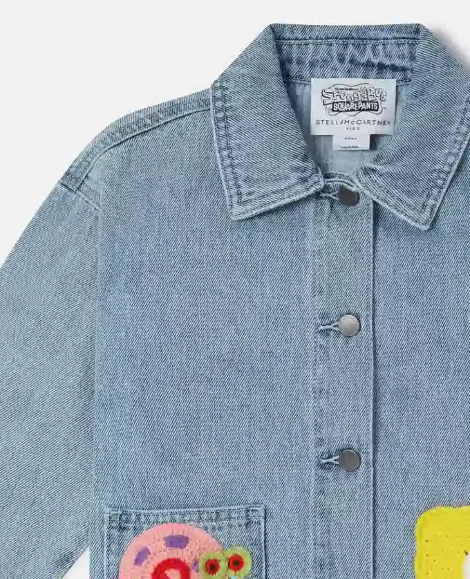 SpongeBob-Grafik-Jeansjacke