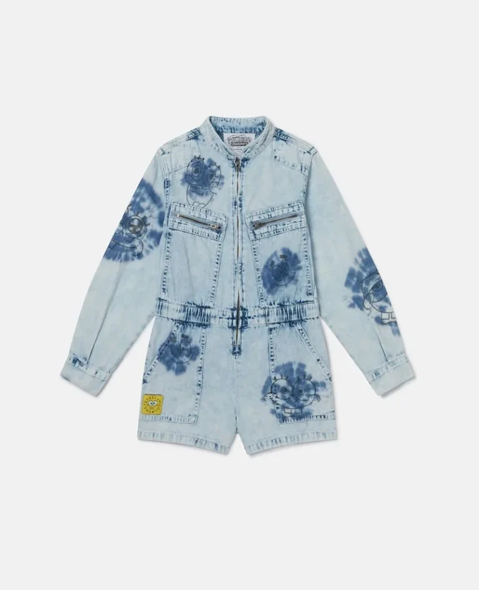 SpongeBob-Grafik-Jeanskleid