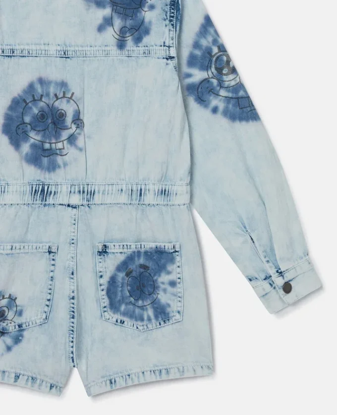 SpongeBob-Grafik-Jeanskleid