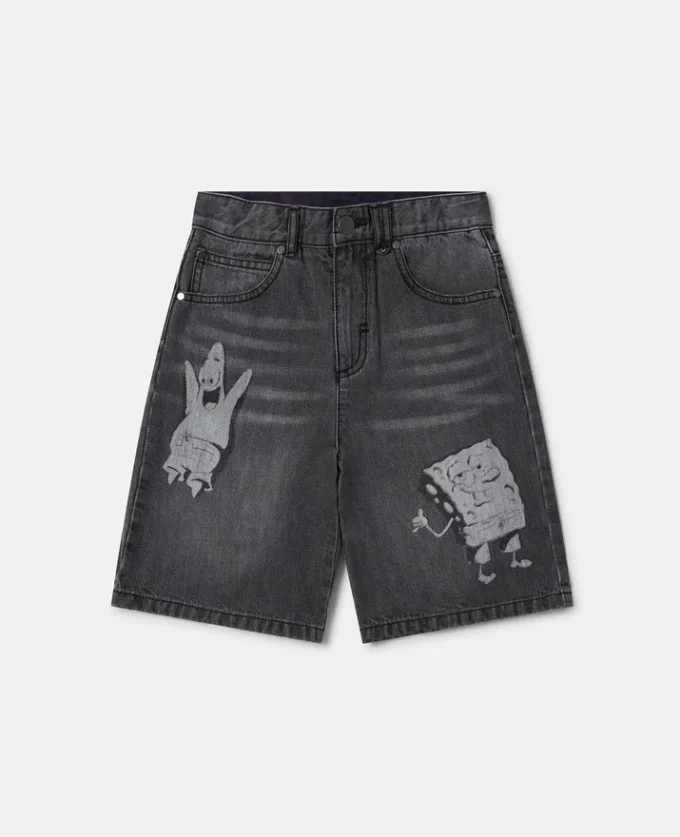 SpongeBob-Grafik-Jeansshorts