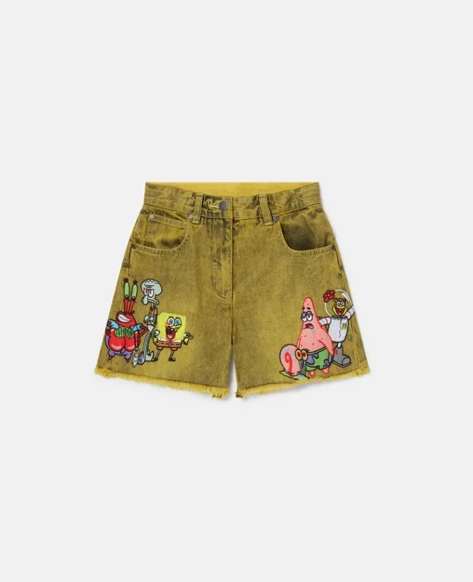 SpongeBob-Grafik-Jeansshorts