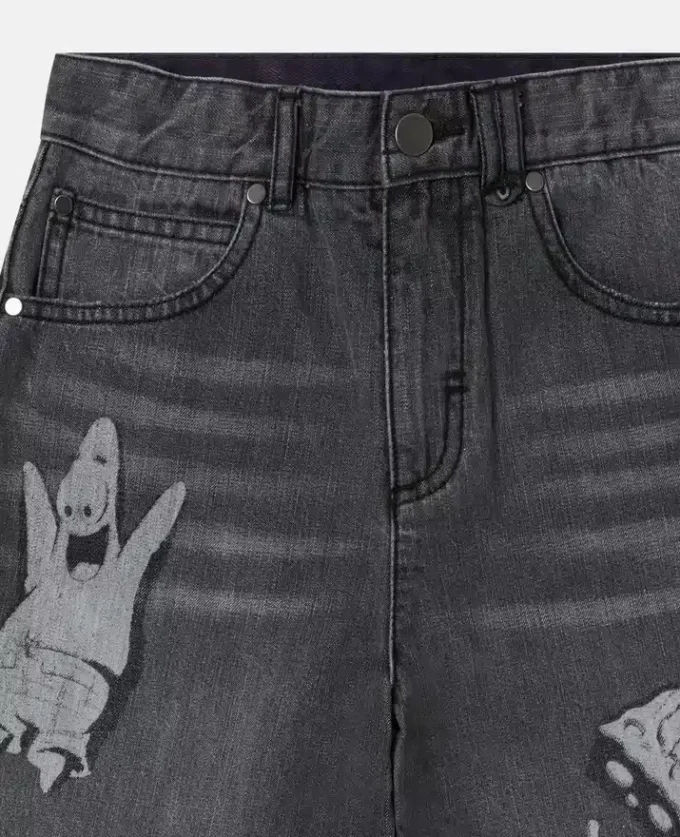 SpongeBob-Grafik-Jeansshorts
