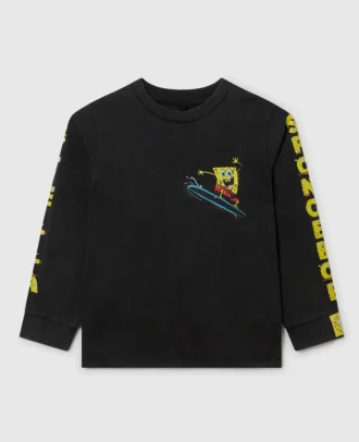 SpongeBob-Grafik-Langarm-T-Shirt