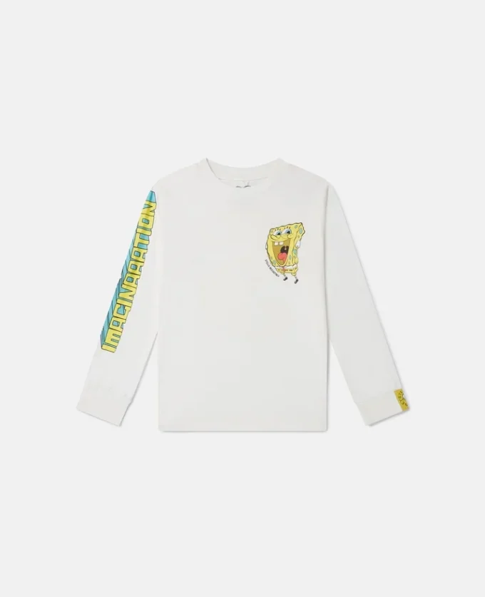 SpongeBob-Grafik-Langarm-T-Shirt