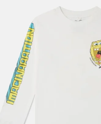 SpongeBob-Grafik-Langarm-T-Shirt