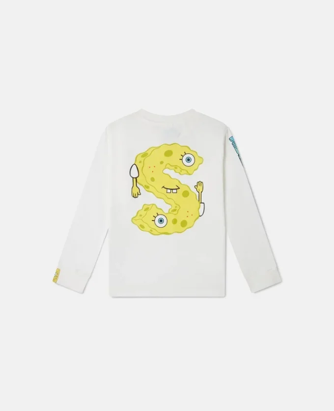 SpongeBob-Grafik-Langarm-T-Shirt