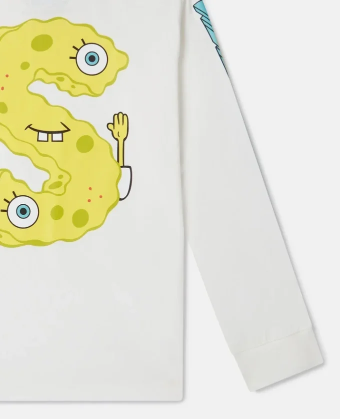 SpongeBob-Grafik-Langarm-T-Shirt