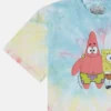 SpongeBob Grafik-T-Shirt mit Batikmuster
