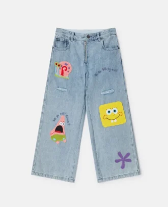 SpongeBob-Jeans mit Grafik