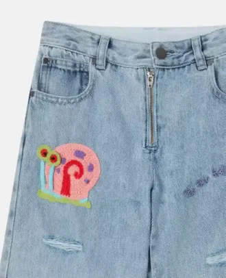 SpongeBob-Jeans mit Grafik