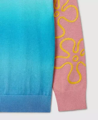 SpongeBob-Pullover mit Rundhalsausschnitt und Grafik