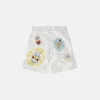 SpongeBob Shorts mit Grafikprint und Batikoptik