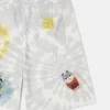 SpongeBob Shorts mit Grafikprint und Batikoptik