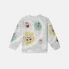 SpongeBob Sweatshirt mit Grafikprint und Batikoptik