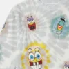 SpongeBob Sweatshirt mit Grafikprint und Batikoptik