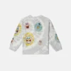 SpongeBob Sweatshirt mit Grafikprint und Batikoptik