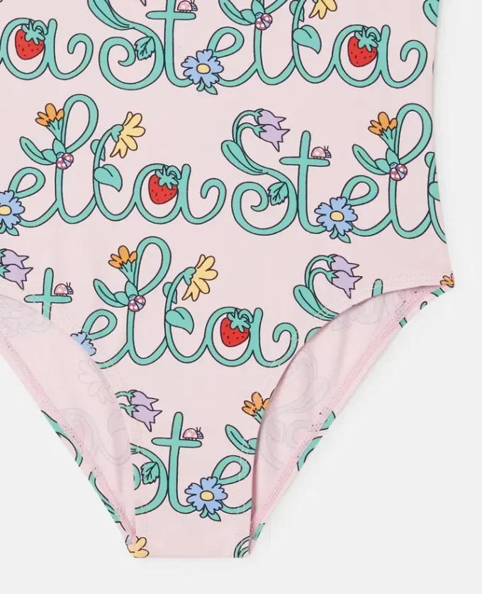 Stella Badeanzug mit Weinrebenprint